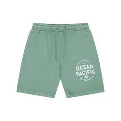 Ocean Pacific Športne hlače Reefbreak zelena/bela