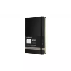 Moleskine 2022 PRO 12-Month Weekly Large Hardcover Vertical Notebook
