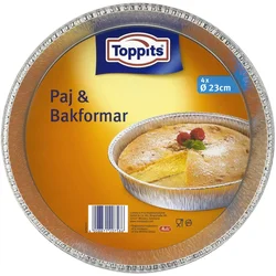 Toppits Oblika za pito in peko 23 cm okrogla 22 kosov DFP
