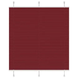 Plisirana roleta Bordeaux crvena 120x150 cm Širina tkanine