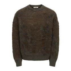 Only & Sons Pulover ONSWillis rjava/antracit/barva blata