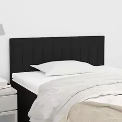 Vidaxl vidaXL Vzglavje postelje črno 80x5x78/88 cm blago