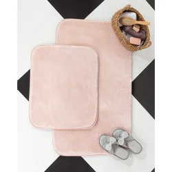 MADAME COCO Carol Set za kupatilo, 2kom, 60x100, 50x60cm, Roze
