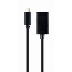 Gembird A-CM-DPF-02 adapter za video kabel 0,15 m USB Tip-C DisplayPort Črna