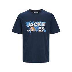 JACK & JONES Majica DUST, modra