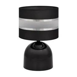 Stona lampa HELEN 1xE27/15W/230V crna/srebrna