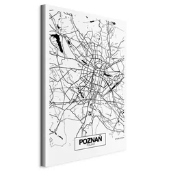 shumee Slika - Zemljevid mesta: Poznań (1-delni) navpični