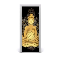 tulup.si Nalepka na vratih Buda mandala 75x205 cm