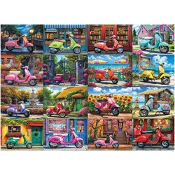 EuroGraphics Puzzle 16 skuterjev 1000 kosov