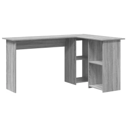 Stol s policom Siva Sonoma 142 x 102 x 73 cm Konstruirano drvo
