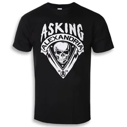 Metal majica moška Asking Alexandria - Skull Shield - ROCK OFF - ASKTSP10MB