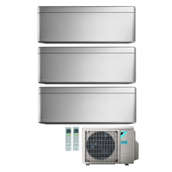 DAIKIN multi-split klimatska naprava - 1x notranja enota FTXA20A (srebrna) + 2x notranja enota FTXA35A (srebrna + srebrna) + 1x zunanja enota 3MXM52N