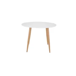 Venture Design Jedilna miza 100x75 cm bela