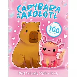 Sticker Best Friends: Capybara and Axolotl