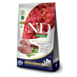 N&D Suva hrana Quinoa Weight Management Lamb, Broccoli-Asparagus 2,5 kg