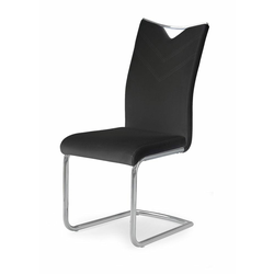 Halmar Jedilni stol K224 - črn/krom