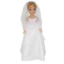 Alltoys Lutka nevesta 80 cm elegantna obleka