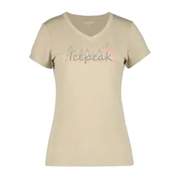 Icepeak BURNHAM, ženska majica za planinarenje, bež 954756626I