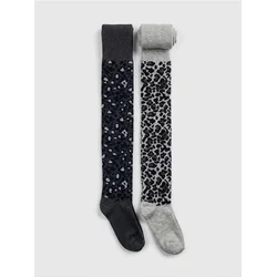 Sinsay - Čarape iznad kolena sa leopard dezenom 2 pack - šareno