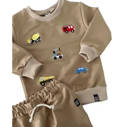 West River Komplet trenerka za bebe Autići, Bež