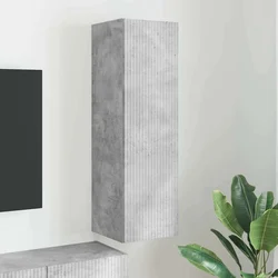 TV zidni ormar Zidne Beton 30 x 31 x 100 cm Konstruirano drvo