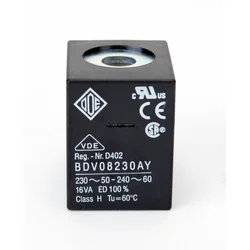 BDV tuljava BDV08230AY 16A 230V 50/60Hz