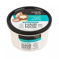 Organic Shop maska - Argan & Amla Hair Mask (250 ml)
