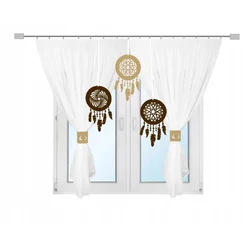 shumee Moderna zavesa DREAM CATCHERS azurna rjava b 300x150