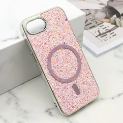 Futrole glam glow magsafe za iphone 16e (6.1) roze ( F121205 )