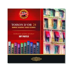 Set suvih pastela TOISON D OR - 24-delni (suve pastele)