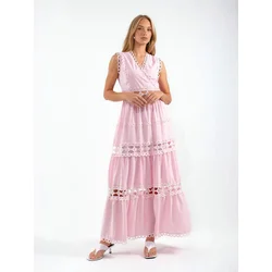 MSN Collection Obleka rosé