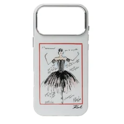 Karl Lagerfeld Etui za telefon mešane barve/bela