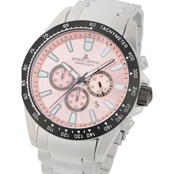 Jacques Lemans 1-2140L Liverpool Chronograph Mens Watch 48mm 10ATM