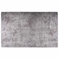 Vidaxl Pralna preproga 160x230 cm siva