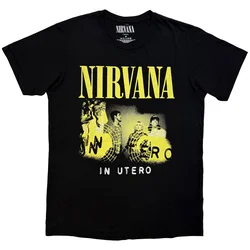 Nirvana In Utero Band Photo Carbon Black L Majica