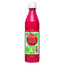 JOVI tempera barva 500ml v rdeči steklenički