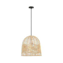 Immax 08262L - Luster na sajli PELO 1xE27/40W/230V, prečnik 40 cm, ratan