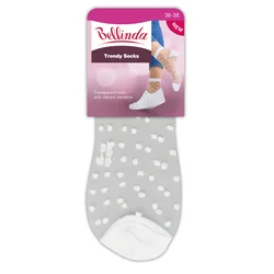 Bellinda TRENDY SOCKS - Modern patterned nylon socks - black