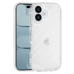 Aurora Wave maska za iPhone 16 Plus - providna