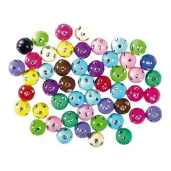 Junior crafty pearly kraft perlice polka miks 10mm 50k ( 137513 )
