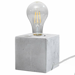Sollux SL.0683 - Stona lampa ABEL 1xE27/60W/230V beton