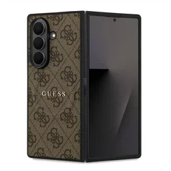 GUESS maskica za SAMSUNG GALAXY Z Fold7 (magnetska 4G PU s klasičnim kućištem) smeđa