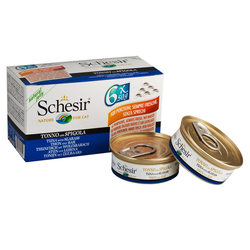 Schesir Multipac Dog - Tunjevina I Brancin 4x85g - 340 g