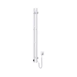 Električni sušač peškira sa termostatom SILOUETTE 70W 120x9 cm beli, desni