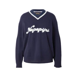 NAPAPIJRI Pulover D-MALEZ marine/bela