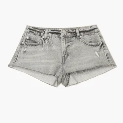 Cropp - Teksas šorts - light grey