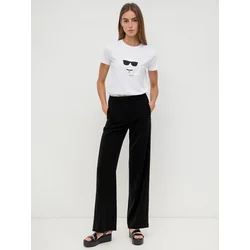 Karl Lagerfeld Ženske pantalone 211W1003-999, Crne