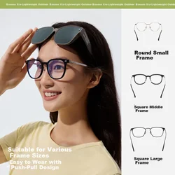 Beneunder Unisex naočare za sunce, Crne