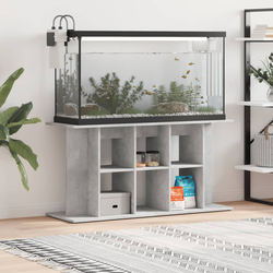 Stalak za akvarij Betonsko-sivi 120x40x60 cm Konstruirano drvo