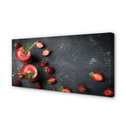 tulup.si Slika na platnu Strawberry coctail 100x50 cm